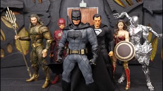 Mezco Batman Zack Snyder Justice League 3 pack ONE12 action figure Unboxing and REVIEW dc batman [upl. by Mcloughlin502]