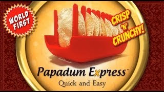 Papadum Express Microwave Tray  TV Commercial [upl. by Nanaek40]