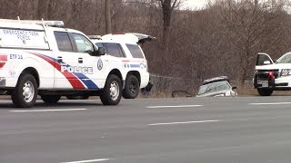 Toronto Emergency Task Force searches for bank robbery suspects in Ajax after shots fired by police [upl. by Rufe]