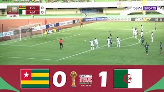 Togo contre Algérie 01  Éliminatoires AFCON 2025  Résumé de Match [upl. by Arimak]