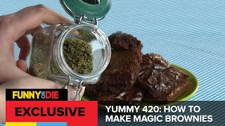 Yummy 420 How To Make Magic Brownies [upl. by Kazimir]