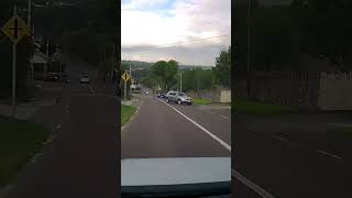 Nissan Driver Makes A Ridiculous Wide Turn baddrivers [upl. by Betty907]