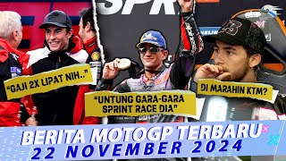 Marini Martin Juara Karna Sprint 😑 Gaji Marquez 2X Bagnaia 😱 Bastianini Kena Marah Tim KTM Tech3 [upl. by Aem819]