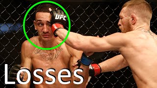 Max Holloway ALL LLOSSES in MMA Fights UFC  When BLESSED was not saved [upl. by Berni313]