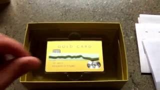 MasterCard Gold Card unboxing [upl. by Aizek]