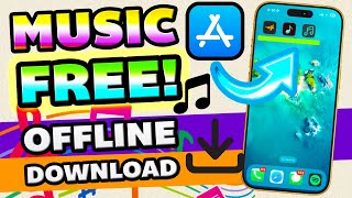 Top 3 Best FREE Music Apps  OFFLINE Download for iPhone iOS  2024 100 LEGAL [upl. by Merth]