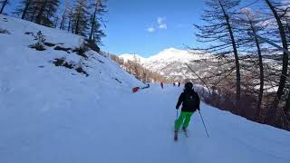 Serre chevalier piste rouge Bez [upl. by Alicea102]