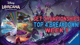 SET CHAMPIONSHIP Top 4 Breakdown Over 68 decks and climbing  Disney Lorcana META Game [upl. by Rebbecca647]