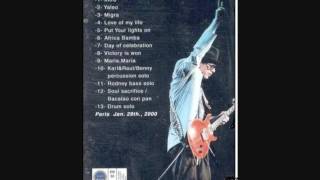 CARLOS SANTANA LIVE IN PARIS  2 000 [upl. by Argent]