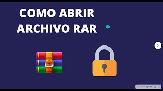 Como Crear Un Archivo WinrarZip o Rar Paso a Paso Bien Explicado 2021 [upl. by Ratna]