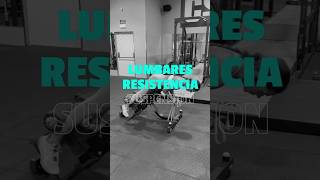 LUMBARES EN SUSPENSION CON RESISTENCIA MUJER Tutorial GYM [upl. by Cuthburt]