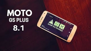 Moto G5 Plus AospExtended 81 ROM with VoLTE support [upl. by Antoinetta]