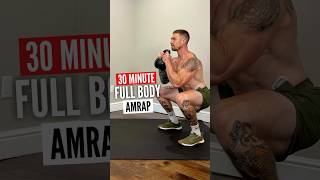 30 Minute AMRAP Full Body Kettlebell kettlebellworkout fullbodyworkout [upl. by Luamaj]