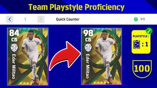 How To Train EDER MILITAO Max Level In eFootball 2023 How To Max Eder Militao In efootball 2023 [upl. by Lerret]