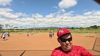 Wednesday Senior Softball games at the Patsy Mink Central Oahu Regional Park [upl. by Enyahc]