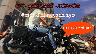 HARLEY DEĞİL AMA HAVALI MONDİAL NEVADA 250 TEST VE KULLANICI YORUMU [upl. by Cornish]