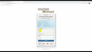 Demonstratie EasyTrans Software [upl. by Yorel]