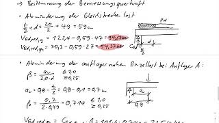 Massivbau 1 – Beispiel 7 Bemessung mit auflagernaher Einzellast Teil3 [upl. by Dewhurst]