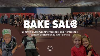 Bake Sale September 2024 [upl. by Ididn]