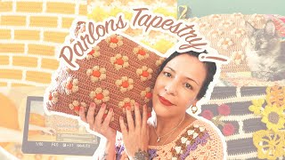 VLOG80  CROCHET quotPARLONS TAPESTRYquot 🧶 [upl. by Capps954]