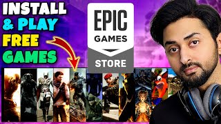 HOW TO INSTALL EPIC GAMES AND PLAY FREE GAMES  HindiUrdu  THE NOOB [upl. by Janella]