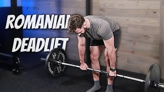 Barbell Romanian Deadlift Form Tips to Build Thick Glutes amp Hamstrings [upl. by Ambrosine498]