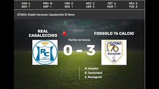 Real Casalecchio vs Fossolo 76 [upl. by Ahsocin561]