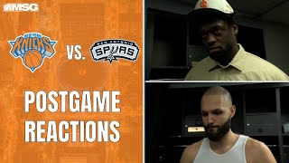 Randle Fournier and Thibs React to Loss to San Antonio Spurs  New York Knicks [upl. by Lucrece582]