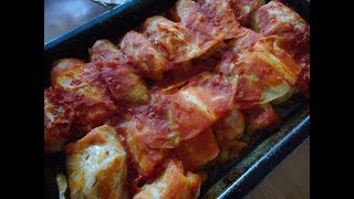 Plnené kapustné listy holubky  recept z tradičnej slovenskej kuchyne [upl. by Nothgiel34]