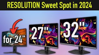 Your 2024 Guide to Buying the Perfect Monitor 24 vs 27 vs 32inch for 1080p 1440p 4K OLED amp IPS [upl. by Atneciv]