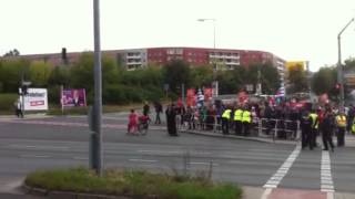 Protest in Hellersdorf [upl. by Niawtna]