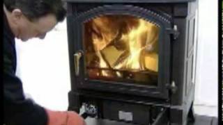 How to operate Efel  Nestor Martin Harmony or Stanford Wood Burning Stove by Euroheat [upl. by Yeldnarb360]