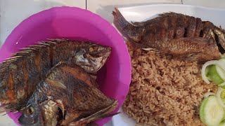 Tutorial de cómo hacer pescado frito receta con pescado mojarra [upl. by Alaaj]