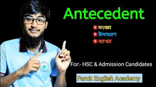 Antecedent  Faruk English Academy farukenglishacademy antecedentespenales [upl. by Spiegleman]