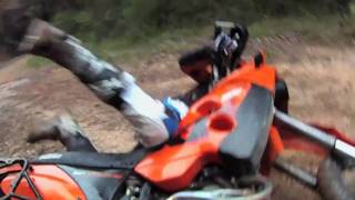 Dirt Bike crash  funny [upl. by Gytle]