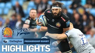 Exeter Chiefs v Sale Sharks  HIGHLIGHTS  World Class Performances  Gallagher Premiership [upl. by Anwahsit]