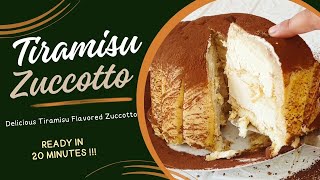 The Italian Dessert that is Becoming Popular on the Web TIRAMISU ZUCCOTTO Cake [upl. by Issej]