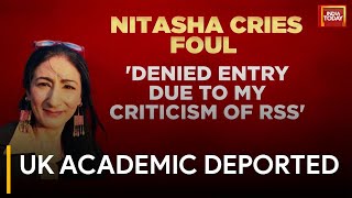 UK Writer Nitasha Kaul Deported From Bengaluru A Question of Free Speech  India Today [upl. by Wordoow569]