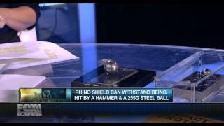 Screen Protector RHINO SHIELD on FOX Business News [upl. by Eggleston]