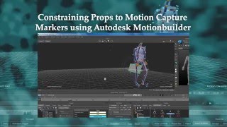 Motionbuilder  Constraining props to motion capture markers [upl. by Floss838]