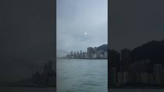 Hong Kong City View From Ferry travel hongkongdistrict hongkong hongkongtouristspot travelvlog [upl. by Keli]