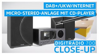 DIGITRADIO 700  DABUKWINTERNET STEREOANLAGE  TechniSat [upl. by Ahsilam351]