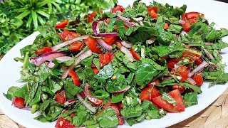 Roka Salatasını Böyle Deneyin 😋💯 Her Sofraya Yakışacak Roka Salatası Nasıl Yapılır🔝🥗salatatarifleri [upl. by Ardnuahc225]