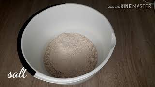 How to make Homemade German Vollkornbrot mit Chiasamen Type 812 Selber Backen [upl. by Akener751]