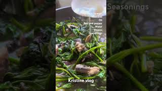 Talbos kamote recipe mackarel tastyfood budgetmealideas foodlover cooking sardinesrecipe food [upl. by Eetse358]