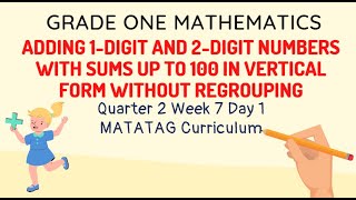 Grade 1 Mathematics Quarter 2 Week 7 Day 1 MATATAG Curriculum [upl. by Eenitsed]