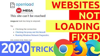 Openloadco  Meganz Not Loading amp Buffering Fix  This Site Cant Be Reached Chrome Error  2019 [upl. by Lankton]