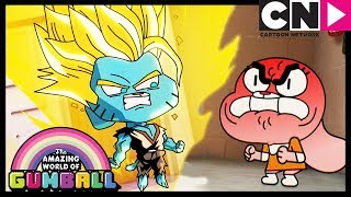 gumball turns super saiyan god FAIR USE [upl. by Mcgee]