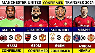 🚨ALL MANCHESTER UNITED AGREED JANUARY TRANSFER NEWS 2024 [upl. by Ynnob900]