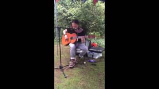 Thom Yorke  Reckoner Acoustic Live  Garden Party in Oxford 12062016 [upl. by Trefor]